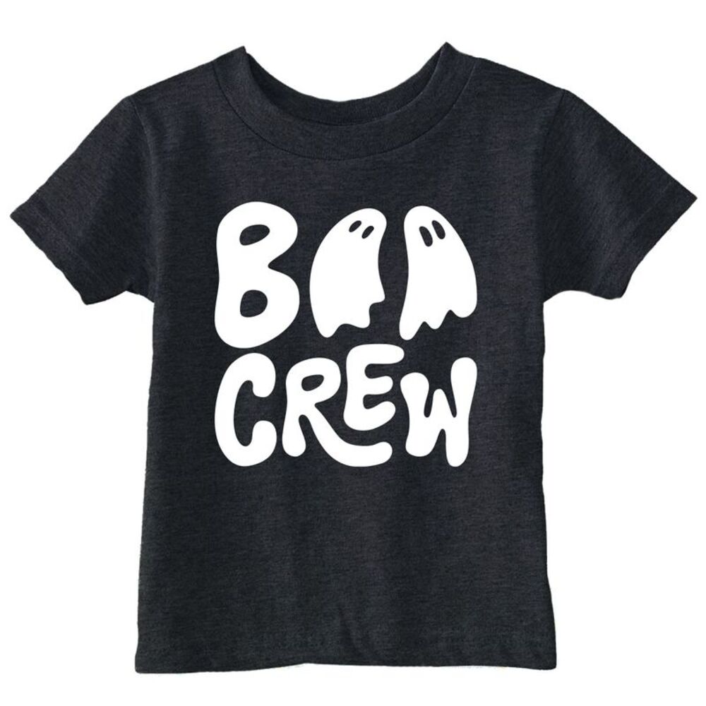 Toddler Funny T Shirts Boo Crew Halloween Tee For Young Kids